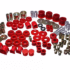 Hyper-Flex System Complete Bushing Kit; Red