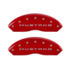 MGP Red Caliper Covers for 2015-2023 MUSTANG