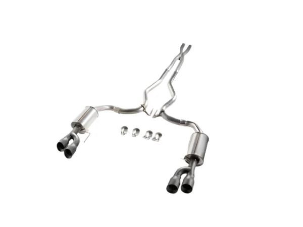 2018-2025 Roush Mustang GT Black-Tip Cat-Back Exhaust
