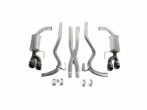 2018-2025 Roush Mustang GT Black-Tip Cat-Back Exhaust