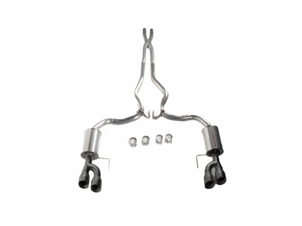 2018-2025 Roush Mustang GT Black-Tip Cat-Back Exhaust