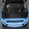 2015-2017 Mustang Carbon Fiber A88 Heat Extractor Hood - EXCLUSIVE
