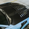 2015-2017 Mustang Carbon Fiber A88 Heat Extractor Hood - EXCLUSIVE