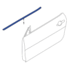 Ford OE AR3Z6321453A - Front Left Outer Door Window Belt Weatherstrip
