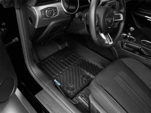 TruShield Precision Molded Front and Rear Floor Liners; Black