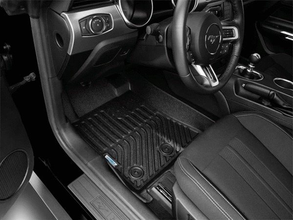 TruShield Precision Molded Front and Rear Floor Liners; Black