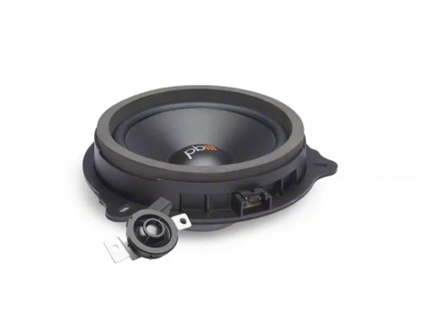 PowerBass 6.50-Inch Direct Fit Premium OEM Replacement Component Speaker; Front Door; 60 Watts RMS/120 Watts Max