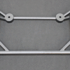 TRZ 400-5-MM 1997-2012 C5-C6 Corvette Outlaw K-Member Kit, W/ Rack and Motor Mounts