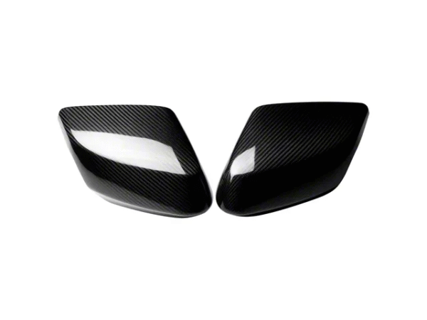 Cobra-Tek Mirror Covers; Carbon Fiber