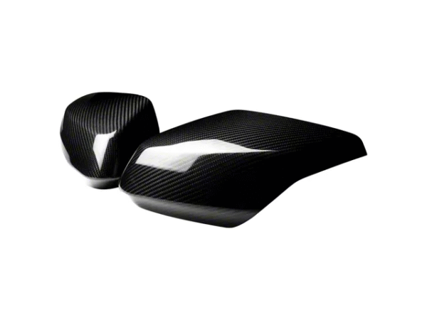Cobra-Tek Mirror Covers; Carbon Fiber