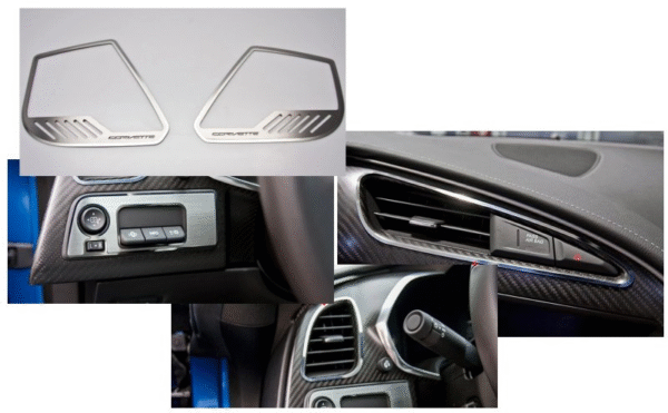 C7 Corvette Stainless Steel Interior Trim Kit